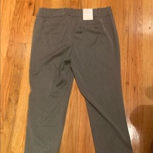 Calvin Klein - Grey/Black Modern Ankle Pant - Size 14. NWT!